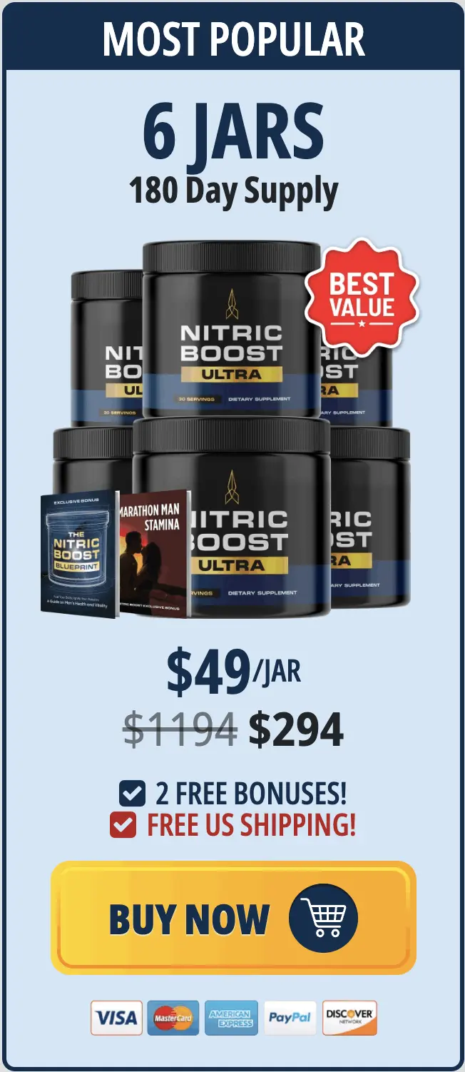 Nitric Boost Ultra 6 Jars
